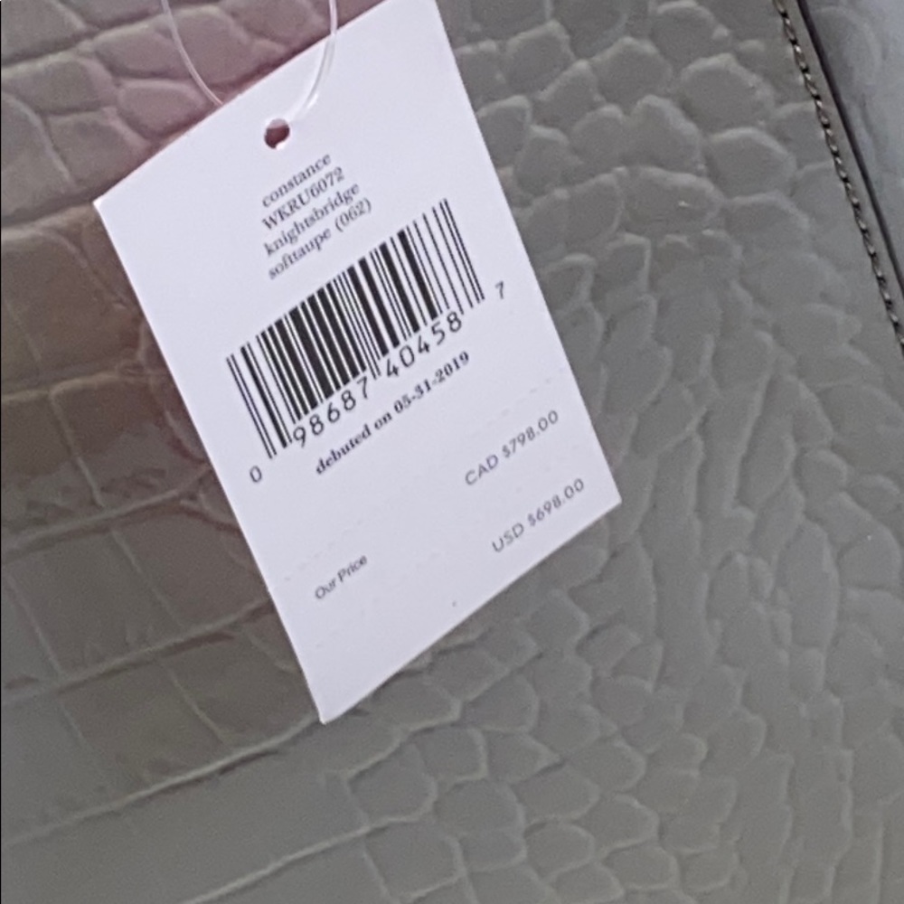 SOLD!! KATE SPADE ✖️ Soft Taupe Bag $698!! - Picture 11 of 16